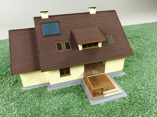 Vessel Railway Miniatures RMH0:001 H0 - Single-Family House Olza Max