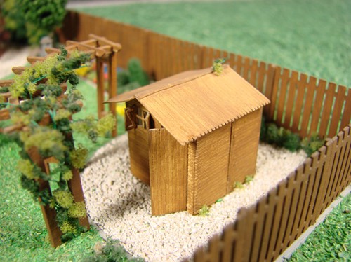 Vessel Railway Miniatures RMH0:005 H0 - Garden Shed