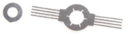 Train-O-Matic 01080114  - CC-N01 (10 pcs. / set) Sleepcontact voor bij de wielen/draaistel (55)