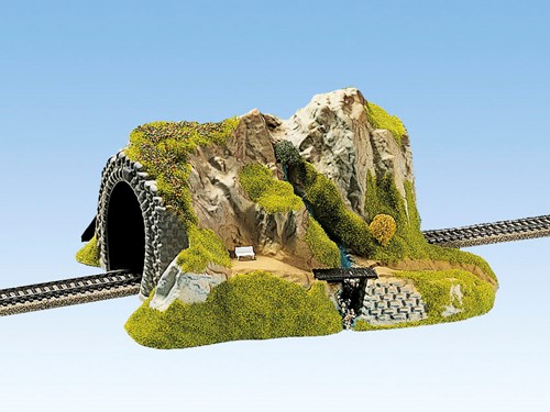 Noch 02200 H0 - Tunnel Enkel-spoor recht, 34 x 27 cm 