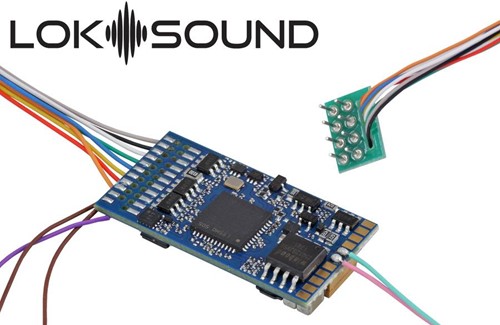 ESU 58410 H0 0 - Loksound 5, DCC/MM/SX "Leerdecoder" inclusief speaker, 8-pin NEM652 (3)