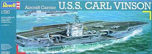 Revell 05090 - Aircraft Carrier U.S.S. Carl Vinsons 1:720 (Open Verpakking)