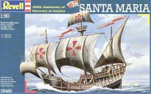 Revell 05480 - 500th Anniversary of Discovery of America Santa Maria 1:90 (Open Verpakking)
