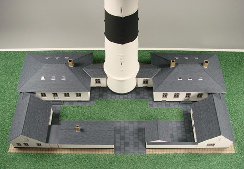 Vessel Railway Miniatures RMH0:055 H0 - Buildings for Kampen Lighthouse