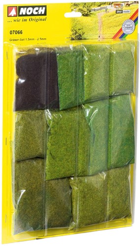 Noch 07066  - Grasvezel assortiment, kort