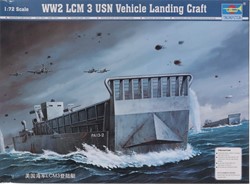 Trumpeter 05631 1:350 - WW2 LCM 3 USN Vehicle Landing Craft 1:72