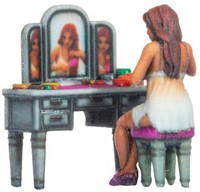 Noch 10423 H0 - Vrouw aan de kaptafel (3D Master figuren)