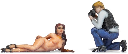 Noch 10605 H0 - Naaktmodel en fotograaf (3D Master figuren)