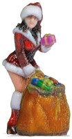 Noch 10703 H0 - Kerstman-meisje (3D Master figuren)