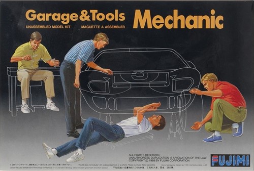Fujimi 11003 - Garage & Tools Mechanic 1:24
