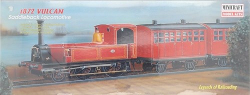 Minicraft 11103 - 1872 Vulcan Saddleback Locomotive 1:45