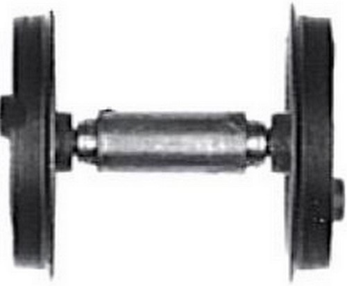 Roco 116384 H0 - Vorlaufradsatz 9 Speichen rot