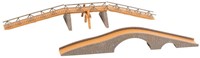 Faller 120526 H0 - 2 Voetgangersbruggen (Poly Bag)