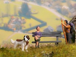 Noch 12852 H0 - Honden (Sound Szenen)