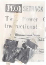 Peco 1290 H0 - Twin Connecting Power Clips
