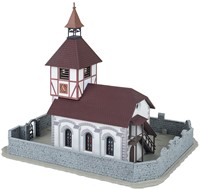 Faller 130679 H0 - Dorpskerk Met Kerkhof-3