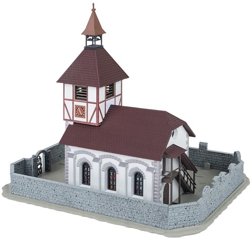 Faller 130679 H0 - Dorpskerk Met Kerkhof-3