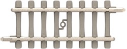 Minitrix 14509 N - Rechte Rails met betonnen dwarsliggers 33,6 mm