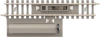 Minitrix 14569 N - Ontkoppelingsrails met betonnen dwarsliggers, lengte 76,3 mm