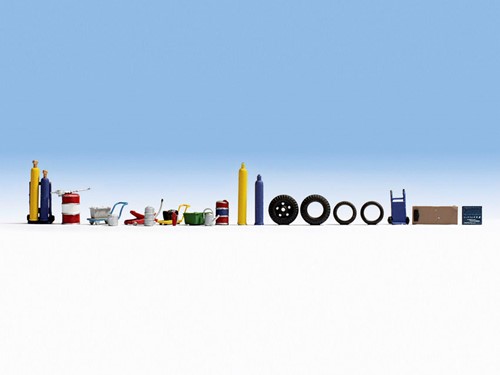 Noch 14815 H0 - Garage accessoires