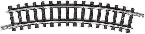 Minitrix 14914 N - Gebogen rail R1 15° 1stuks