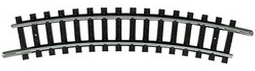 Minitrix 14914 N - Gebogen rail R1 15° 1stuks