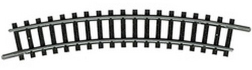 Minitrix 14924 N - Gebogen rail R2 24° 1stuks