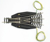 Minitrix 14940 N - Elektrische driewegwissel, R4, 15°