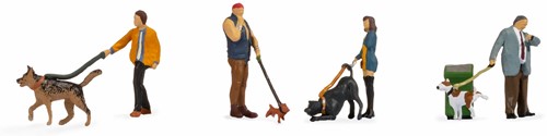 Noch 15471 H0 - Mensen met honden