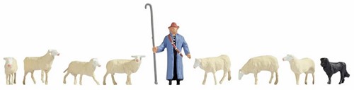 Noch 15748 H0 - Schapen, herder & schaapshond