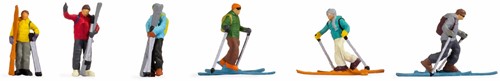 Noch 15823 H0 - Skiërs / ski-tourers