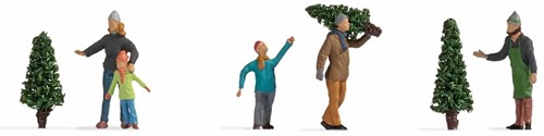 Noch 15927 H0 - Kerstbomen verkoop