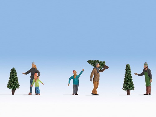 Noch 15927 H0 - Kerstbomen verkoop