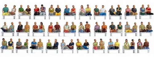 Noch 16072 H0 - Mega set, zittende figuren
