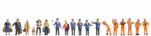Noch 16122 H0 - XL Set “Op het station”