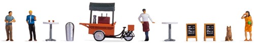Noch 16230 H0 - Koffiekraam, figuren themawereld