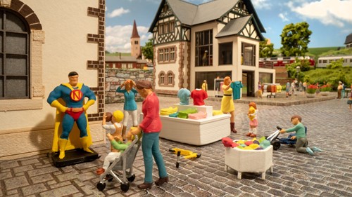 Noch 16240 H0 - Speelgoedwinkel, figuren themawereld