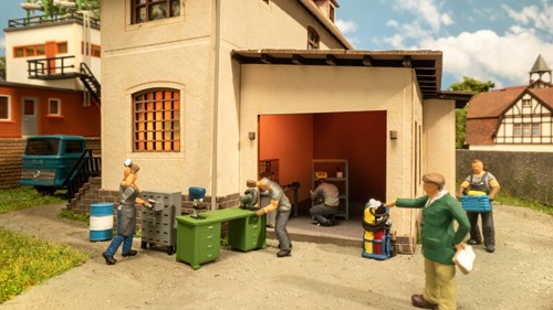Noch 16250 H0 - Werkplaats, figuren themawereld