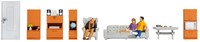 Noch 16286 H0 - Woonkamer Figuren-Themenwelt (3 figuren + accessoires)