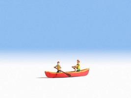 Canoë Avec Figurines - NO 37805 - Noch - Figurines / Scenettes - Easy