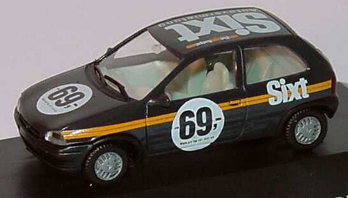 Herpa 182300 H0 - Opel Corsa B Sixt Cityflitzer