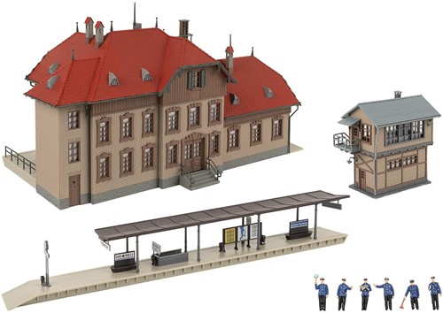 Faller 190035 H0 - ACTIESET STATION PASSENDORF