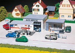 Faller 191843 H0 - Tankstation Met Autowasserij
