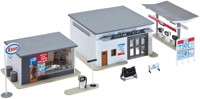 Faller 191843 H0 - Tankstation Met Autowasserij-2