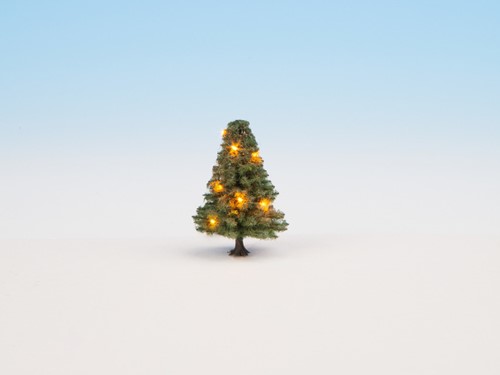 Noch 22111  - Kerstboom, verlicht