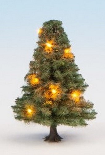 Noch 22111  - Kerstboom, verlicht