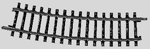 Märklin 2233 H0 - K-Rails Bocht 1/2=15° 1stuks