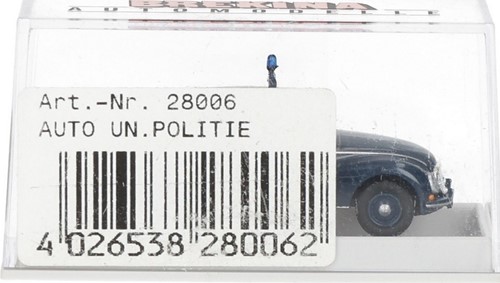 Brekina 28006 H0 - Auto Union 1000 S Politie-2