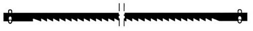 Proxxon 28 740 - Figuurzaagbladen T10 6stuks