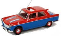 Brekina 29011 H0 - Peugeot 404 "Le Parisien L'Équipe" Begeleidingsvoertuig Tour de France 1962